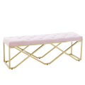 Modern iron art shoe stool home porch sofa stool